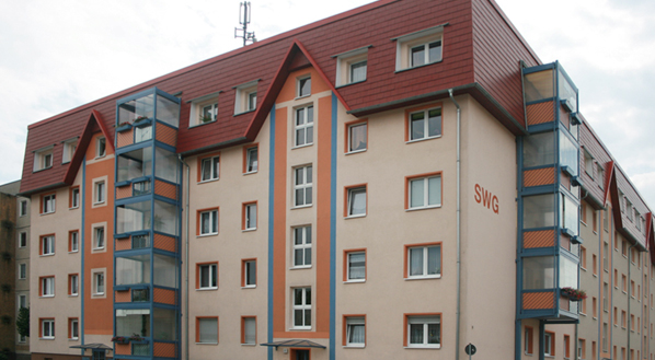 Wohnblock Schloßstraße und Töpferstraße 1,2